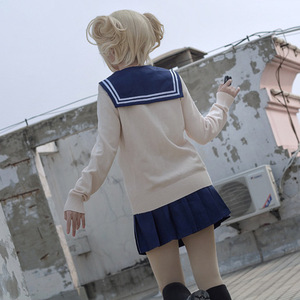 Zixiao Sailor Uniform Cosplay Costume Women's High School JK Style Knit Fabric Adult Size - Product Image 3