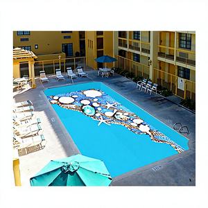 Azulejos de Lujo para Piscinas Serie Concha Marina con Acabado Brillante de Larga Duración, Antibacterianos y Antideslizantes, Diseñados para Villas, Hoteles y Escuelas - Product Image 1