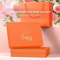 Set de Regalo de Lujo con Termo Inteligente con Pantalla de Temperatura, Caja de Regalo Tipo Cuaderno, Botella con Logotipo Personalizado para Clientes Corporativos