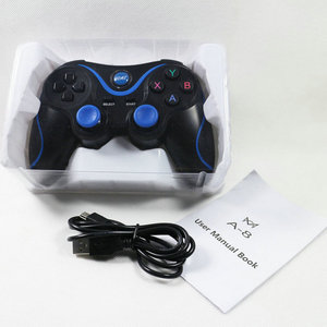 Al por mayor doble vibración clásico <span class=keywords><strong>mando</strong></span> inalámbrica Bluetooth Gamepad para PC Android PS3 controlador de juego para PC - Product Image 5