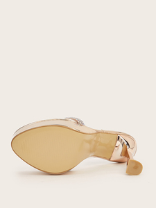 Nouvelles sandales d'été 2025 à talons très hauts, style mode, polyvalentes, avec strass et plateforme épaisse - Product Image 6