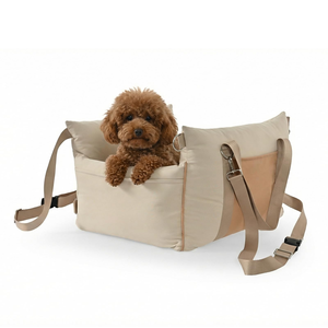 Asiento de Coche para Perros 2026, Nuevo Diseño, Impermeable, Transpirable, Duradero, Extraíble, Lavable, Cuadrado, de Cuero PU, Asiento Elevador de Seguridad para Mascotas - Product Image 1