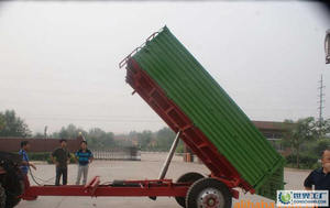 Remorque de tracteur agricole 8-12 tonnes, essieu <span class=keywords><strong>tandem</strong></span>, benne hydraulique pour le transport de céréales et de marchandises en vrac - Product Image 2