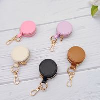 Neuankömmling PU Leder Mini Halskette Schmucke tui Tasche Tragbare Reises chmuck Geschenk box mit Schlüssel anhänger