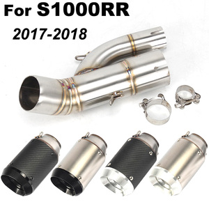 Silencieux d'échappement Slip-on avec tube collecteur central, pour moto <span class=keywords><strong>BMW</strong></span> S1000RR, <span class=keywords><strong>S1000R</strong></span>, S1000, RR, S1000, RR, <span class=keywords><strong>XR</strong></span> (2017, 2018, 2019) - Product Image 2