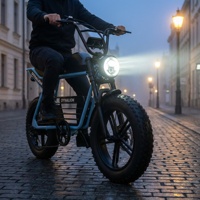 Vélo électrique rétro 48V avec phare LED, vélo électrique confortable pour les trajets urbains et le shopping