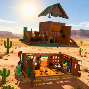 Cayi Tây quán rượu chiếu sáng xây dựng gạch <span class=keywords><strong>Set</strong></span> LED ánh sáng xây dựng xây dựng mô hình thiết lập 1966 cái khối xây dựng thiết lập cho quà tặng - Product Image 5