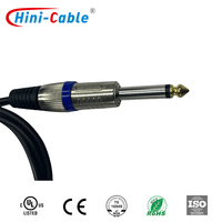 Fabricante personalizado T.S6.3mm macho + hembra a USB Rs232 macho para ensamblaje de arnés de control de audio