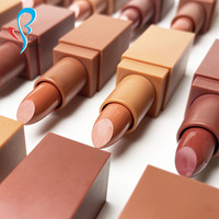 Usine cosmétique chinoise OEM personnalisé marque privée chocolat nude végétalien mat rouge à lèvres marque privée bâton à lèvres étanche