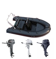 22.3ft Fiber Boat 13 personnes 6.8m Rib680 pêche en fibre de verre Bateau gonflable en vente