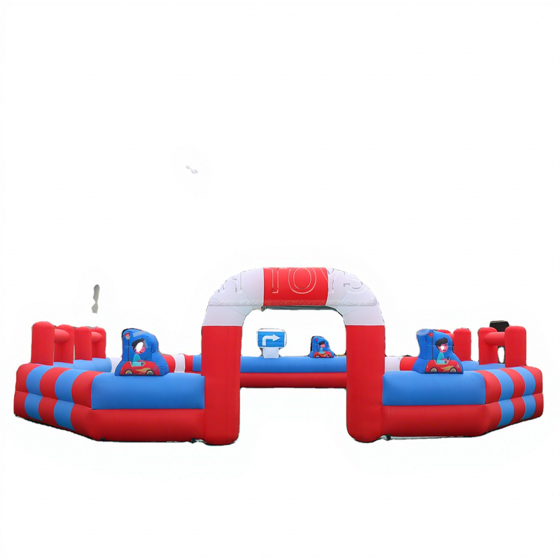 Inflatable Bumper Car Track for Kids