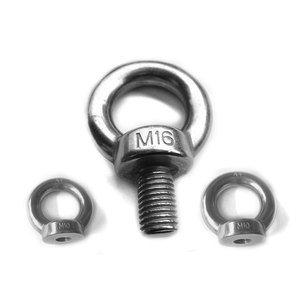 Personalizable de alta resistencia 304/316 Acero inoxidable M3M5M6 Marine Lifting Eye Bolt Fastener Parts Close Ring Sheep Eye Screws - Product Image 4