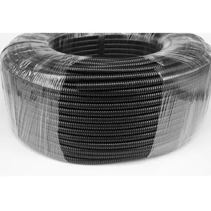 WZUMER plastica nera tubo flessibile ignifugo tubi di protezione in polipropilene fornitori di tubi corrugati in PP