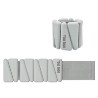 Bracelet lesté en silicone réglable pour le fitness, idéal pour le yoga, le Pilates, la course à pied et l'entraînement