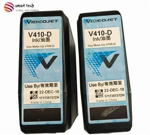 Videojet 750Ml Pigment Inkt Cartridge V410-D Voor 1210/1220/1510 Inkjet Printer Comsumble