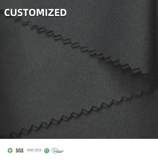 Recycled Fabric Custom Apparel Manufacturer GRS Certified 200gsm Recycled Polyester Fabric for Recycled Sports Fabric