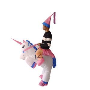 Costume d'animal licorne gonflable populaire pour les fêtes de <span class=keywords><strong>vacances</strong></span> pour adultes, en matériau térylène, taille et couleur personnalisables - Product Image 5