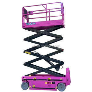 Yeni elektrikli katlanabilir iskele kaldırma platformu elektrikli 6 metre kaldırma platformu tekerlekli sandalye platformlu asansör - Product Image 3