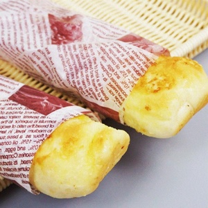 カスタム印刷されたロゴ耐油性食品包装包装バーガー生分解性白耐油性サンドイッチ紙 - Product Image 3