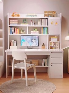 Phong Cách Hiện Đại Có Thể Tháo Rời Bằng Gỗ Máy Tính Xách Tay Bàn Tùy Chỉnh Kích Thước Mở rộng Tính Năng Tủ Sách Cho Nhà Văn Phòng Phòng Khách Nhà Máy Trực Tiếp - Product Image 2