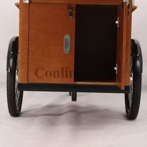 इलेक्ट्रिक कैफे ट्रिक बाइक कॉफी वेंडिंग कार्ट मोबाइल ट्राईसाइकिल - Product Image 6