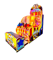 Machine de jeu de rédemption de tickets sur le thème du château, jeu d'arcade à monnayeur avec chute de balles verticale, jeu de loterie pour centre de jeux pour enfants