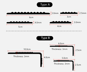 <span class=keywords><strong>Bande</strong></span> <span class=keywords><strong>antidérapante</strong></span> moderne en PVC pour <span class=keywords><strong>escalier</strong></span>, <span class=keywords><strong>bande</strong></span> de protection de bord d'<span class=keywords><strong>escalier</strong></span>, nez de marche de transition pour hôtels, installation facile - Product Image 6