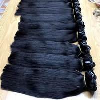Extensions de cheveux vietnamiens bruts super double drawn, brillants, ultra-lisses, trame naturelle, lots de cheveux humains en gros en stock