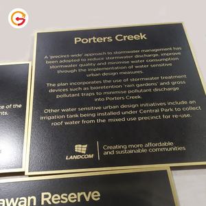 Targhe in ottone inciso su misura del produttore del segno del segno per la placca commemorativa in alluminio <span class=keywords><strong>della</strong></span> decorazione dell'azienda - Product Image 3