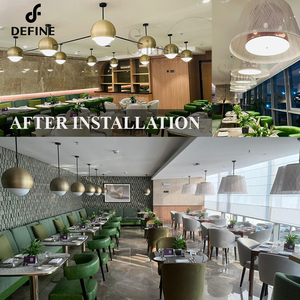 One Stop Turnkey Solution Juegos de muebles de <span class=keywords><strong>restaurante</strong></span> de hotel completos de lujo de diseño único de gama alta para <span class=keywords><strong>restaurante</strong></span> Comedor - Product Image 3