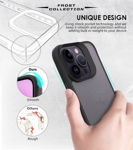 High Quality <strong>TPU</strong> PC Phone <strong>Case</strong> for iPhone 14 Pro Max Anti Fingerprint Shockproof Matte <strong>Case</strong> - Product Image 6