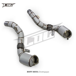 BSK Motor Catted Header Downpipe para BMW M850 <span class=keywords><strong>M850i</strong></span> Alpina B8 G14 G15 G16 4.4TT 2019-2023 SUS304 Sistema de escape de tubo de alto flujo - Product Image 6