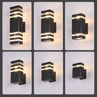 Luminaires décoratifs pour la maison Décoration à LED Appliques murales d'extérieur Éclairage de salon fin et léger pour mur extérieur et intérieur