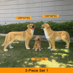 Escultura de Perro de Fibra de Vidrio, Estatua de <span class=keywords><strong>Pastor</strong></span> Alemán Personalizada de FRP para Exhibición Comercial en Zoológicos y Parques Temáticos - Product Image 6