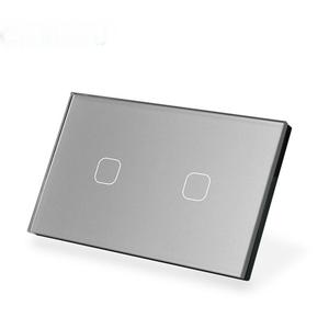 EU/UK Standard Tuya Smart Glass Panel 1/2/3 Gang Wall Light <b>Alexa</b> Remote Control Smart Touch <b>Switch</b> - Product Image 3