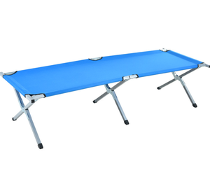 Moderne Draagbare Opvouwbare Camping Cot Voor Volwassenen Metalen Frame Reizen Kamp Vakantie Cot Voor Park Gebruik Buiten Draagbed - Product Image 5
