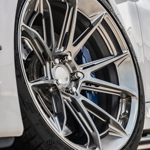 Nuevas Llantas de Aleación Forjadas 5x100/112/114.3/120 de 18-22 Pulgadas, Diseño Cóncavo Negro Semi-Brillante Personalizado para SUV, Gran Venta - Product Image 1