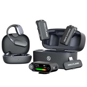 Hollyland <span class=keywords><strong>Lark</strong></span> Max 2, Micrófono Lavalier Inalámbrico Profesional con Cancelación de Ruido por IA, Audio de Cadena Completa de 32 bits, Mini Micrófono de Solapa para iPhone y Cámara - Product Image 1