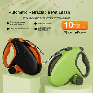 <span class=keywords><strong>Laisse</strong></span> de <span class=keywords><strong>chien</strong></span> <span class=keywords><strong>rétractable</strong></span> antichoc 10 mètres avec verrouillage automatique, <span class=keywords><strong>laisse</strong></span> pour animaux de compagnie robuste pour petits, moyens et grands chiens - Product Image 1
