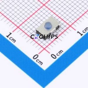 HX-4x6x2.5-CB-L Tactile Switch SMD Switch Single Pole Single Throw Round Button 2.5N Vertical Mount - Product Image 1