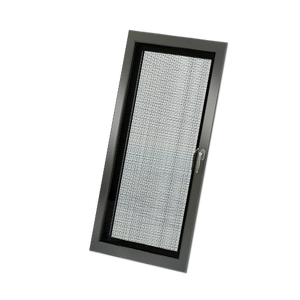 Ventana de Aluminio Negro con Vidrio Templado Personalizable, <span class=keywords><strong>Ventanas</strong></span> Abatibles <span class=keywords><strong>Rectangulares</strong></span> de Aluminio - Product Image 4