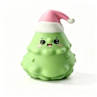 Jouet Squishy de Noël en TPR à Rebond Lent, Anti-Stress, Cadeau de Fêtes