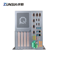 Zunsia Intel 14e génération Compact IOT Edge Computing Box LGA1700 Q670 2DDR5 Quad PCIe Expansion Sans ventilateur Mini Pc industriel intégré
