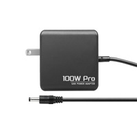 Adaptateur secteur GaN 100W AC/DC avec câble, entrée 110-240V, sortie 20V 5A, protection contre les surtensions/surcharges pour ordinateurs portables et appareils électroménagers