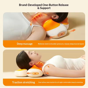 Almohada de Masaje con Calor y Tracción Cervical, Soporte para el Cuello, Espuma Viscoelástica, Alivio del Dolor con Vibración Shiatsu, Compresa Caliente Portátil Inteligente - Product Image 6