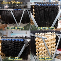 Fournisseur en gros de mèches de cheveux vietnamiens bruts, alignées sur les cuticules, double tirage, luxe, ondulation lâche, pour extensions capillaires