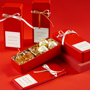 卸売チョコレートクッキービスケットボックスティンボックスカードティーギフトカスタムプリントティンパッケージスクエアメタルティンボックスロゴ付き - Product Image 3