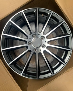 Nuevas llantas de aleación de aluminio fundido de 18, 19 y 20 pulgadas 5x112 con radios múltiples para coches de pasajeros, 25mm 35mm ET, acabado negro, ¡las más vendidas! - Product Image 4