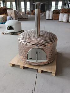 Grill cuisine distributeur automatique four pizza chaud industriel convoyeur bois extérieur pierre four à pizza dans le jardin - Product Image 3