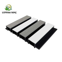 Panel Dinding WPC Perawatan Rendah, Pelapis Dinding Eksterior WPC Great Wall, Siding Komposit Luar Ruangan, Papan Panel Dinding WPC untuk Proyek Fasad Villa